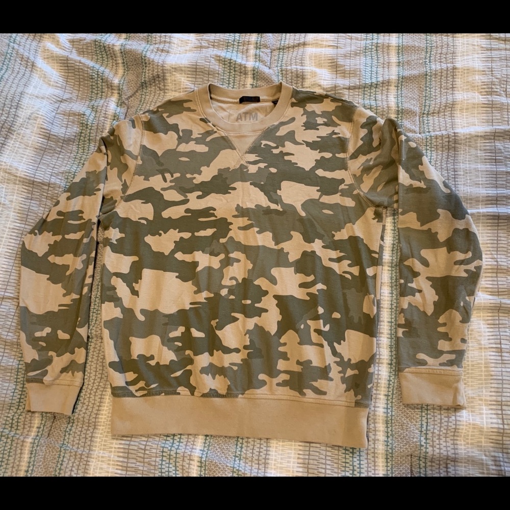 ATM Pique Camo Sweatshirt